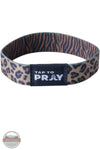 Versible's Safari Leopard Tap To Pray® Wristband spots side shown with logo