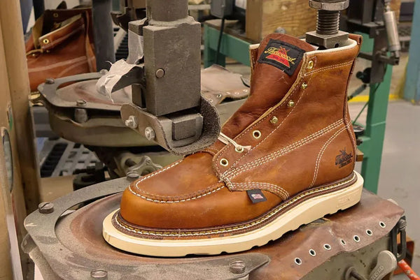 Thorogood work boot being made in USA Blue Collar Mercantile The Workingmans Store Winchester VA