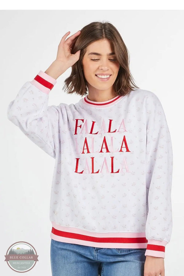 Simply Southern 0225-CRW-VARSITY-HLD-FLL Holiday Varsity Crew, lifestyle front design