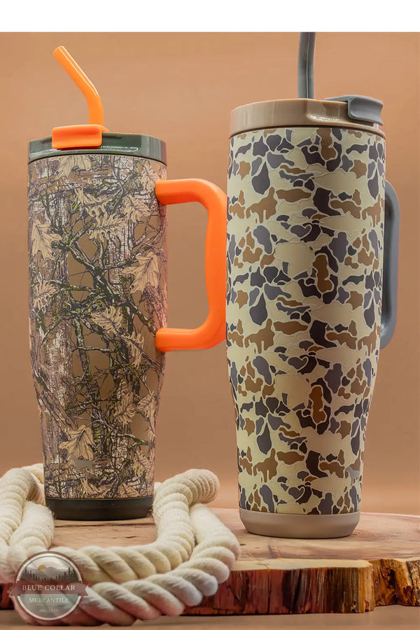 Simply Southern 40 Oz. Tumbler 0225-MN-TUMBLER40, both camo tumblers
