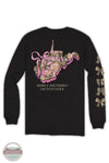 Simply Southern LS-STATE-WV-BLK West Virginia Camo Long Sleeve T-Shirt in Black, rear design