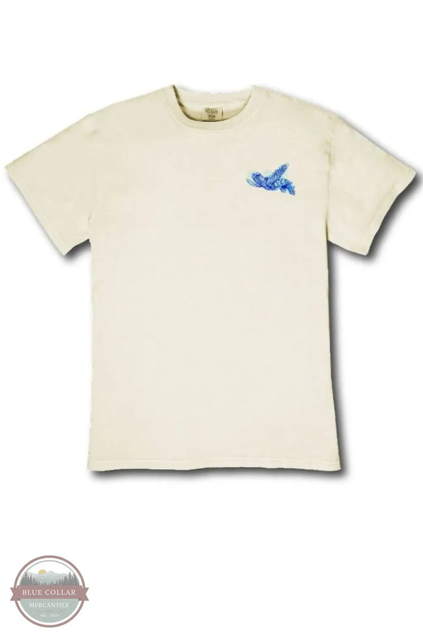 Simply Southern MINWASH-HOWDY-BONE Western Print Short Sleeve Shirt front view