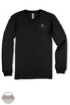 Simply Southern MN-LS-SWAMPDOG-BLK Swamp Dog Long Sleeve Shirt front shirt view with branding imprint

