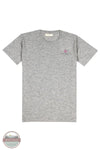 Simple Southern SS-DEERLY-STORMHTHR Deer Short Sleeve T-Shirt in Gray, front
