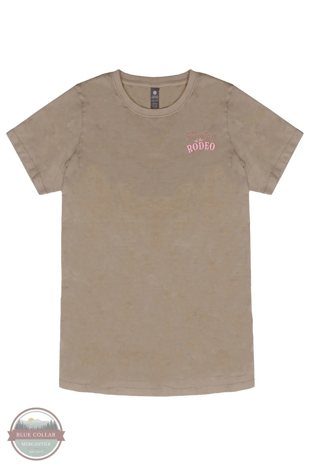 Simply Southern SS-RODEO-WSHUMBR Sweetheart Of The Rodeo Short Sleeve T-Shirt in Brown, front