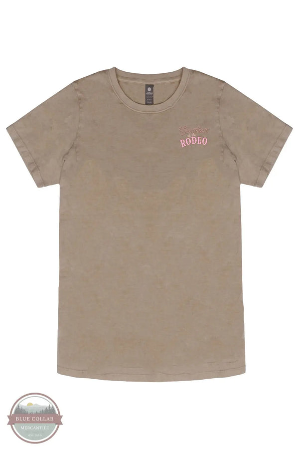 Simply Southern SS-RODEO-WSHUMBR Sweetheart Of The Rodeo Short Sleeve T-Shirt in Brown, front