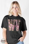 Simply Southern SS-STATE-WV-BLK Camo West Virginia Short Sleeve T-Shirt front model view