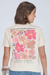 Simply Southern SS-TRACKGL1-MLTFLR-WISP Save Those Who Cant T-Shirt on model back print