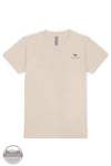 Simply Southern YTH-MN-SS-DEERDUDE-LINEN Merican' Dude Outfitter Short Sleeve T-Shirt in Tan, front