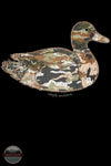 Simply Southern SWT-DUCK-BLK Camo Duck Patch Long Sleeve Sweater in Black detail view of duck patch