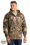 Berne SZ101APX Heritage Thermal-Lined Full Zip Hooded Sweatshirt in Realtree APX Camo front view