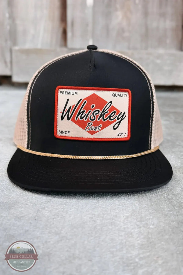 Whiskey Bent Hat Co. "The Diamond" Classic Trucker Ballcap front view