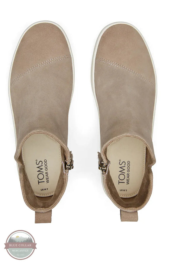 TOMS 10021068 Verona Mid Platform Sneaker top view