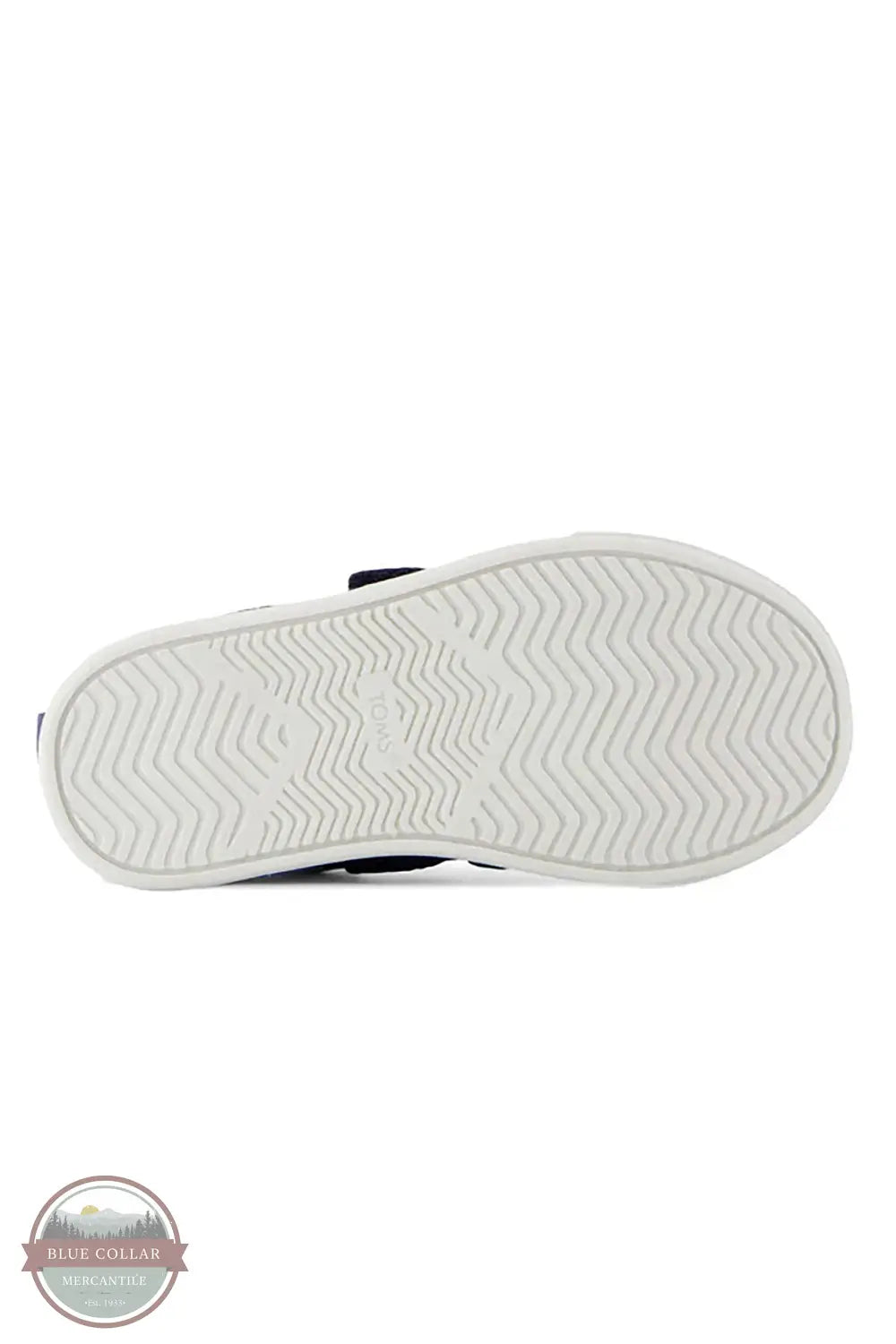 Toms Americas 10022102 Cruz Navy Blue Double Strap Toddler Sneaker, bottom