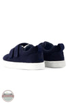 Toms Americas 10022102 Cruz Navy Blue Double Strap Toddler Sneaker, rear