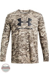 Under Armour 1382889-203 Men's UA ABC Camo Long Sleeve T-Shirt front view