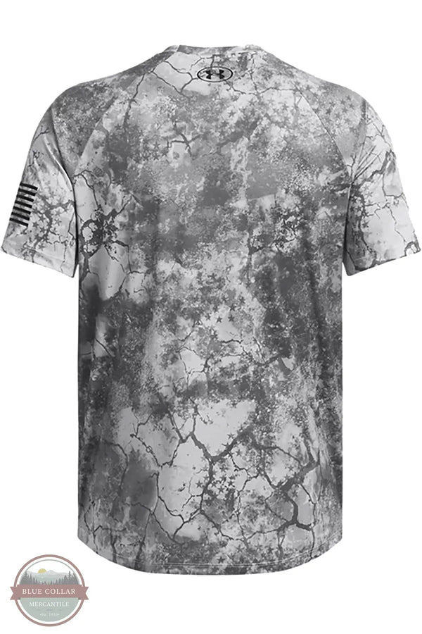 Under Armour 1382938-011 Men's UA Tech™ Freedom Camo Short Sleeve T-Shirt back view