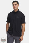 Under Armour 1383571 UA Fish Pro Hybrid Woven Shirt 001 Black front model image