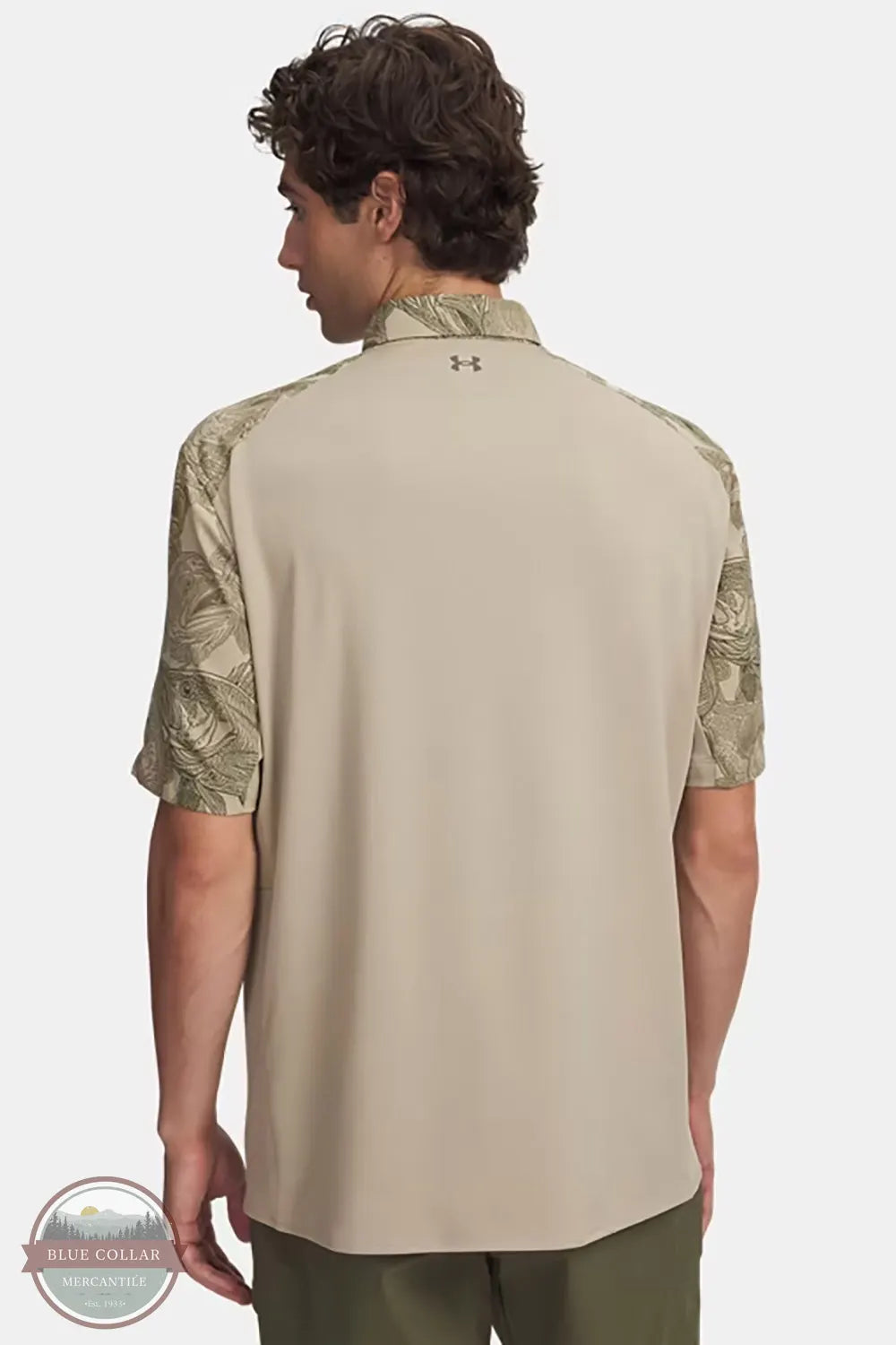 Under Armour 1383572 Fish Pro Hybrid Print Shirt back image