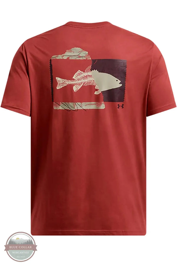 Under Armour 1383584-840 Men's UA Bass Short Sleeve T-Shirt back view