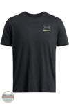 Under Armour 1386778 Men's UA Schematic White Tail Short Sleeve T-Shirt 001 Black Front view