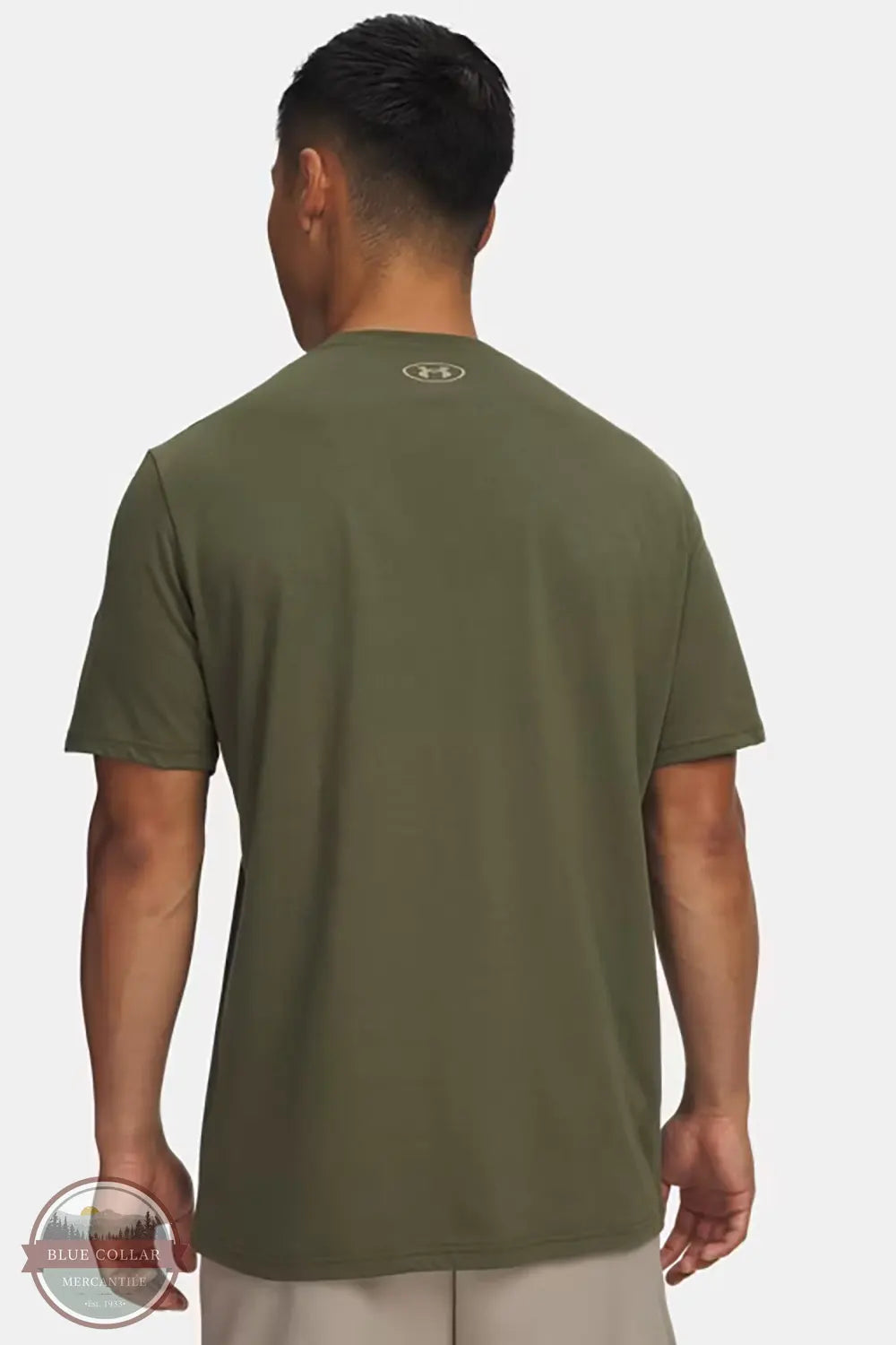 Under Armour 6009152-390 Freedom Eagle T-Shirt in marine green back image