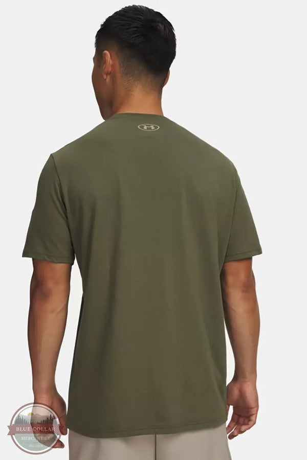 Under Armour 6009152-390 Freedom Eagle T-Shirt in marine green back image