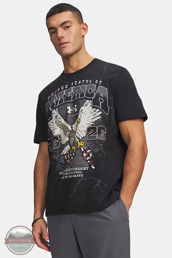 Under Armour 6014648-001 Freedom 1776 1 T-Shirt Black front image