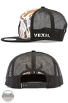 Vexil Brand - Black Icon - Black/Light Retro Camo/Black Mesh back views