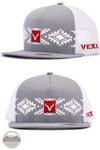 Vexil Brand - The Baller - Heather Grey/White Mesh Ball Cap front view
