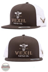 Vexil Cattle Co. - Est. 2014 - Wet Brown/White Mesh front view