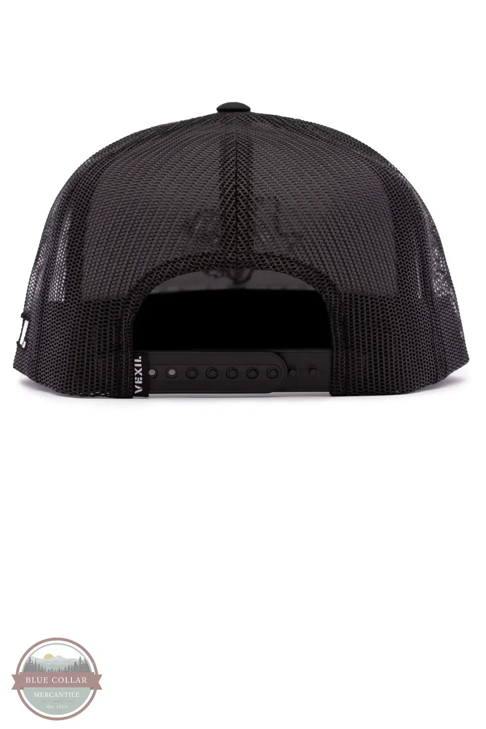 Vexil Brand Lone Star Livestock Snapback Cap in black back view
