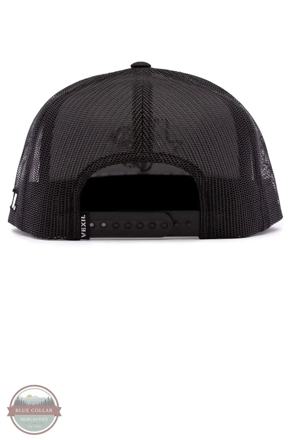 Vexil Brand Lone Star Livestock Snapback Cap in black back view