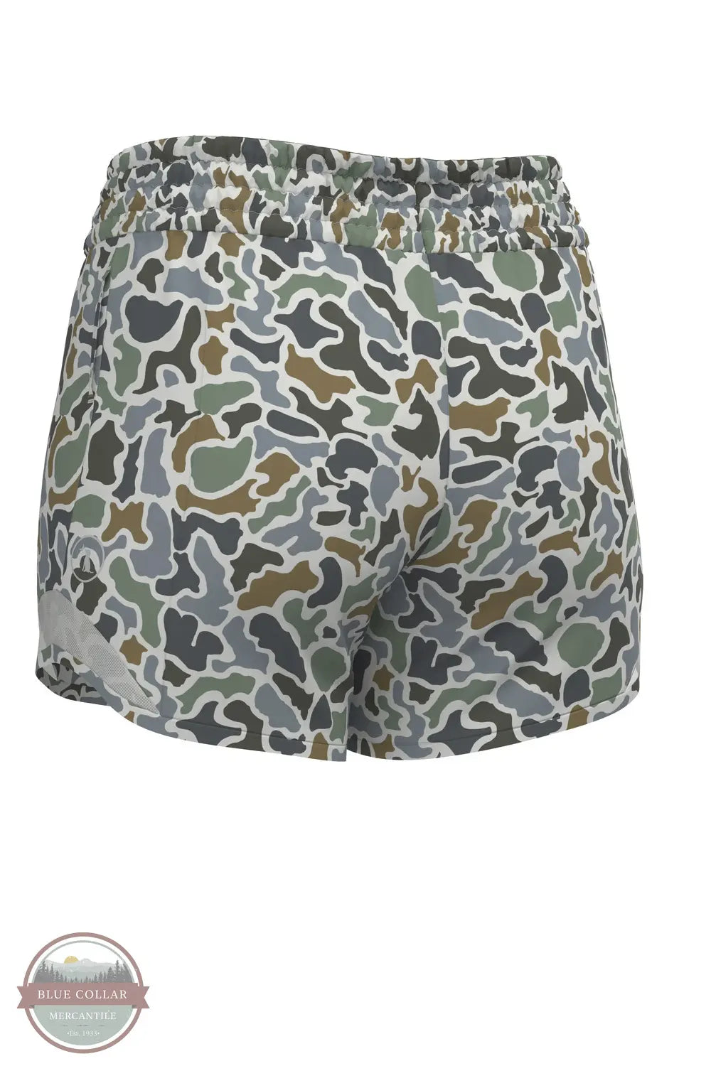 Local Girl Outfitters L5160012 LG Vista Shorts rear view of localflage bluff