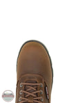 Wolverine W261090 Men's Durashocks® SR Icon Insulated 6" Carbonmax Work Boot in Dark Brown detailed toe view