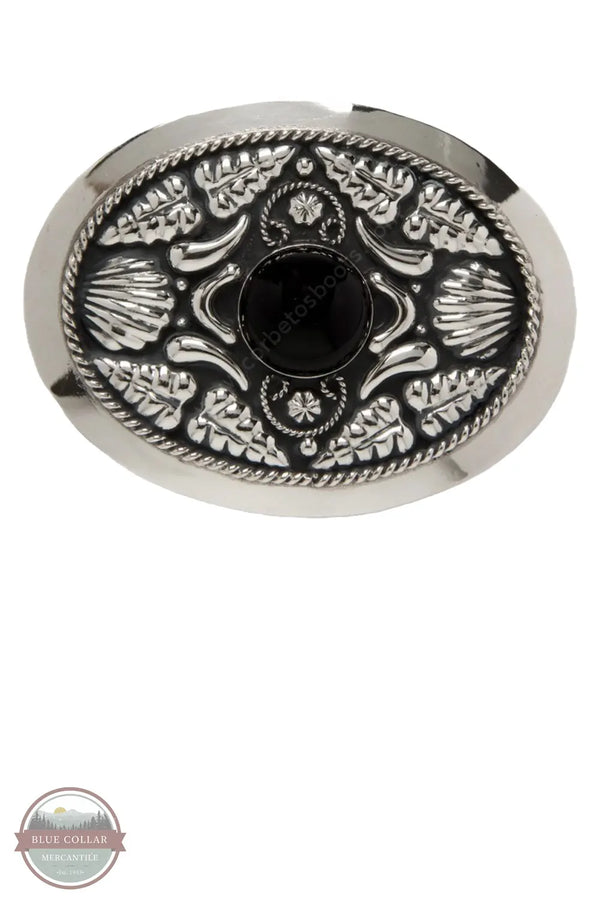 Western Express FR-880 Onyx Stone German Silver Belt Buckle