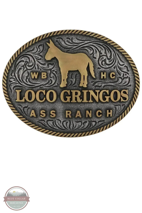 Whiskey Bent A1030WR Loco Gringos Buckle in collaboration with Montana Silversmiths