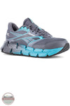 Reebok RB133 Women's Floatzig 2 Work Athletic Work Shoe Composite Toe in Dark Gray &amp; Blue main view