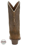 Justin GY2877 Women's Rae 12" Western Boot in Brown back heel view