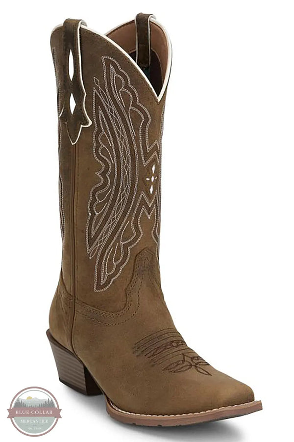 Justin GY2877 Women's Rae 12" Western Boot in Brown single view