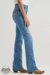 Wrangler 112367598 Women's High Rise Rodeo Bootcut Wrangler Riding Jean in Camila Blue side view