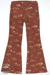 Wrangler 112367555 Girls Desert Print Flare Jeans back view