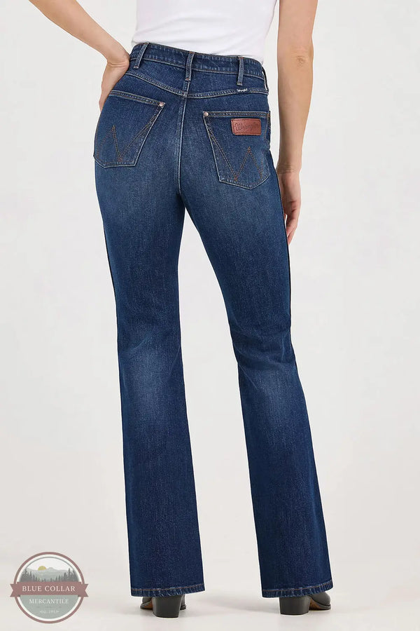 Wrangler 112371849 Bailey High Rise Boot Cut Jean, rear