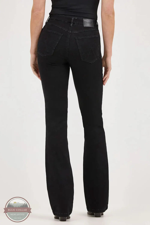 Wrangler 112371949 Bespoke Black Bootcut Jean, rear