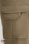 Wrangler 112374647 Riggs Workwear Performance Ranger Cargo Pant in Bark Tan cargo pocket detail