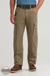 Wrangler 112374647 Riggs Workwear Performance Ranger Cargo Pant in Bark Tan front view