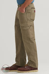 Wrangler 112374647 Riggs Workwear Performance Ranger Cargo Pant in Bark Tan side view