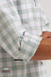 Wrangler 112375101 All Terrain Gear Hike to Fish Shirt roll up button sleeve view
