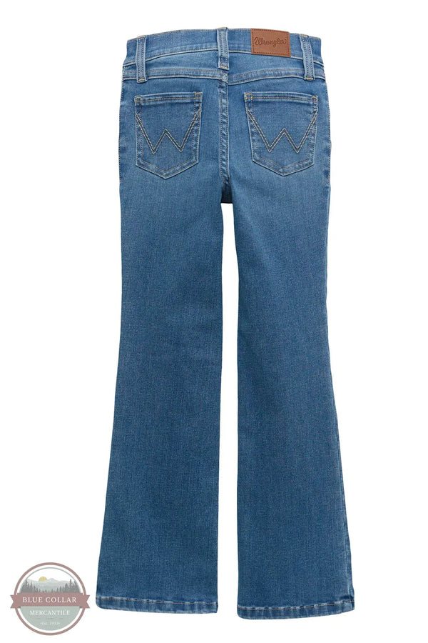 Wrangler 112375140 Girls Bespoke Bootcut Jean back view