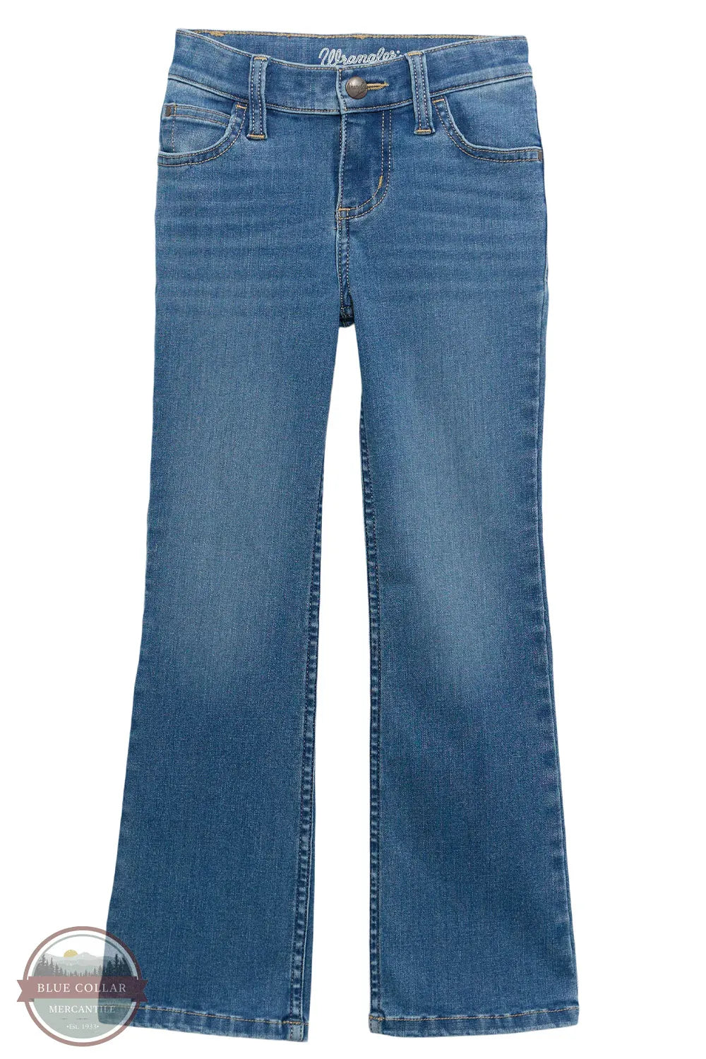 Wrangler 112375140 Girls Bespoke Bootcut Jean front view